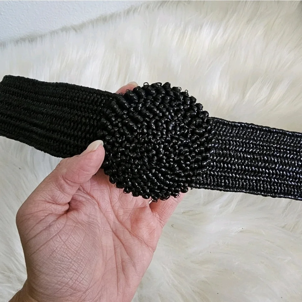 Vintage‎ • Black Elastic Belt